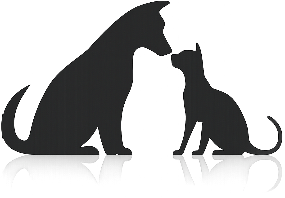 シルエットの動物
